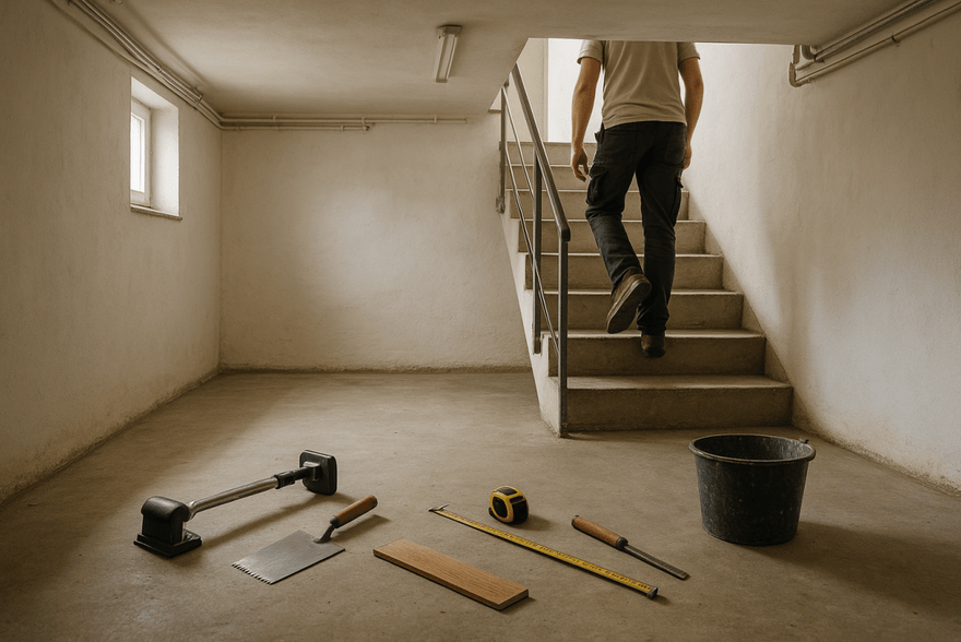 Schimmel in de kelder voorkomen: de juiste keuze van vloerbedekkingen