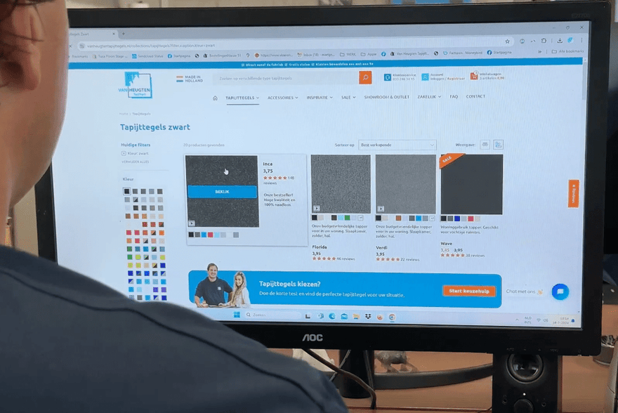 Tapijttegels online kopen: Waar moet u als professional écht op letten?
