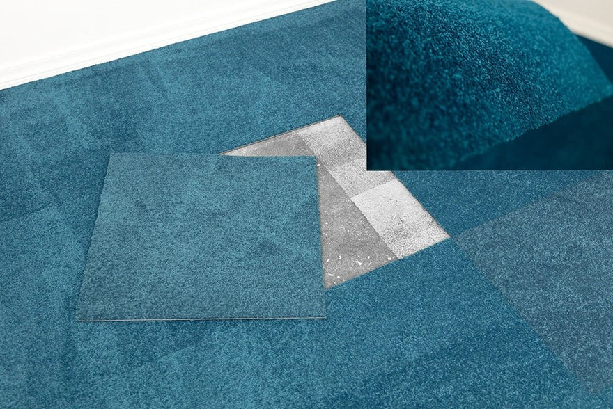 Wat doe je als nieuwe tapijttegels ineens een andere kleur hebben?