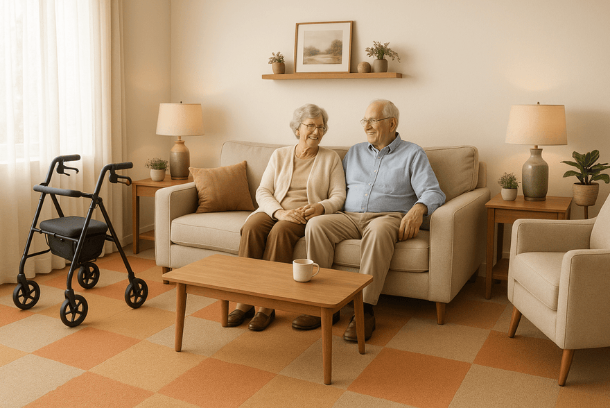 Welke vloer is geschikt voor ouderen? De voordelen van tapijttegels