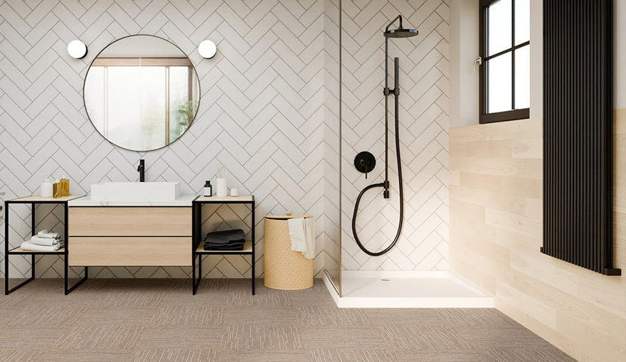 Zijn tapijttegels geschikt voor de badkamer?