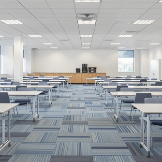 Tapijttegels in scholen