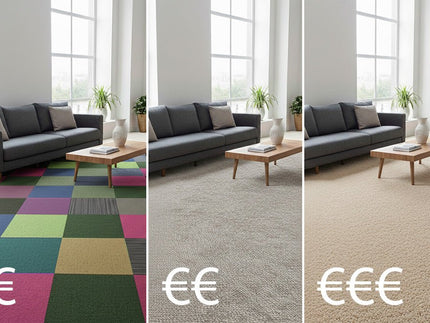 Wat kosten tapijttegels voor een woonkamer van 30 m²?