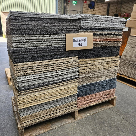 A - keus mix pallet 50x50cm v.a. 50 m2 - Van Heugten Tapijttegels B.V.
